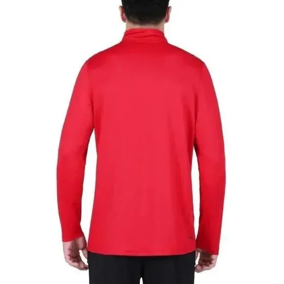 RED NWT Men's  1/4 ( Quater) zip Active Lightweight Pullover Spyder - Picture 8 of 11